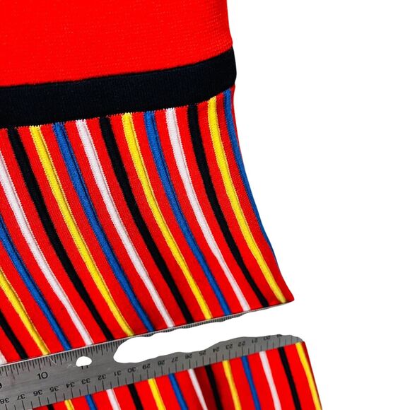 Banana Republic Dress Women Size Small Clown Core Circus Fit & Flare Stretch - Picture 8 of 10